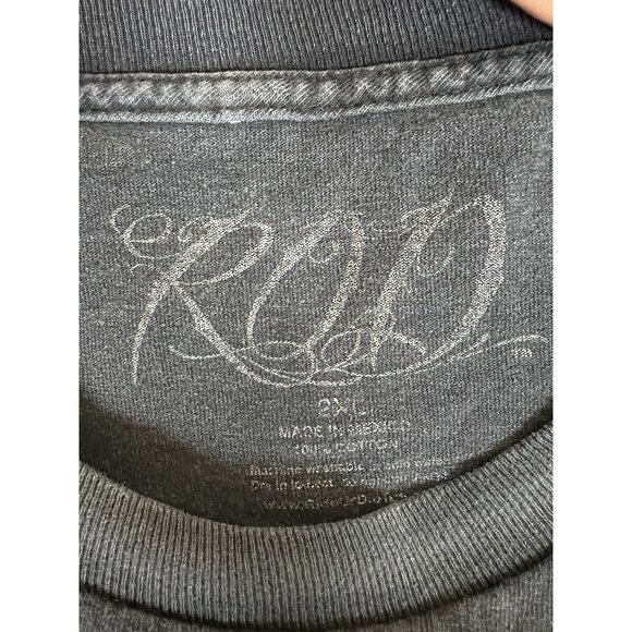 Vintage Ride or Die My Old Lady Motorcycle David Gonzales T-Shirt Size 2XL Y2K - Picture 7 of 11